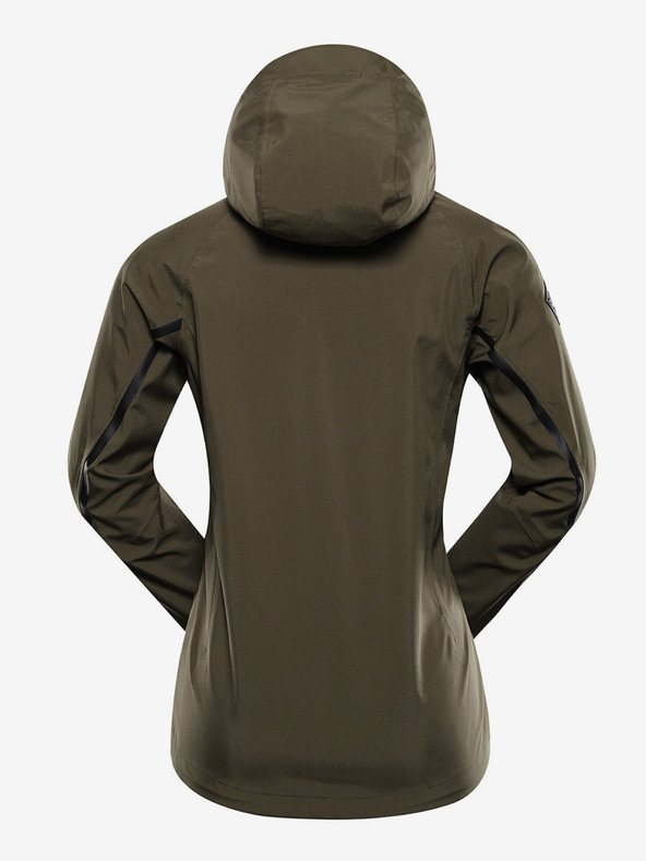 ALPINE PRO Тъмнозелено дамско софтшел яке с мембрана Alpine Pro Jerda