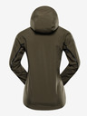 ALPINE PRO Тъмнозелено дамско софтшел яке с мембрана Alpine Pro Jerda