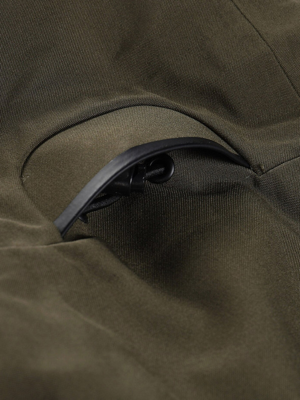 ALPINE PRO Тъмнозелено дамско софтшел яке с мембрана Alpine Pro Jerda