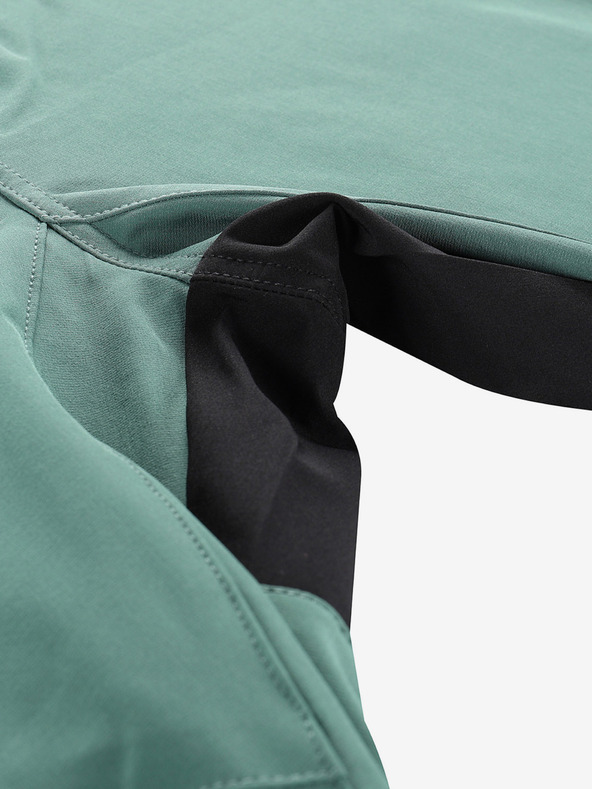 ALPINE PRO Мъжки капри от софтшел ALPINE PRO WEDER мирта