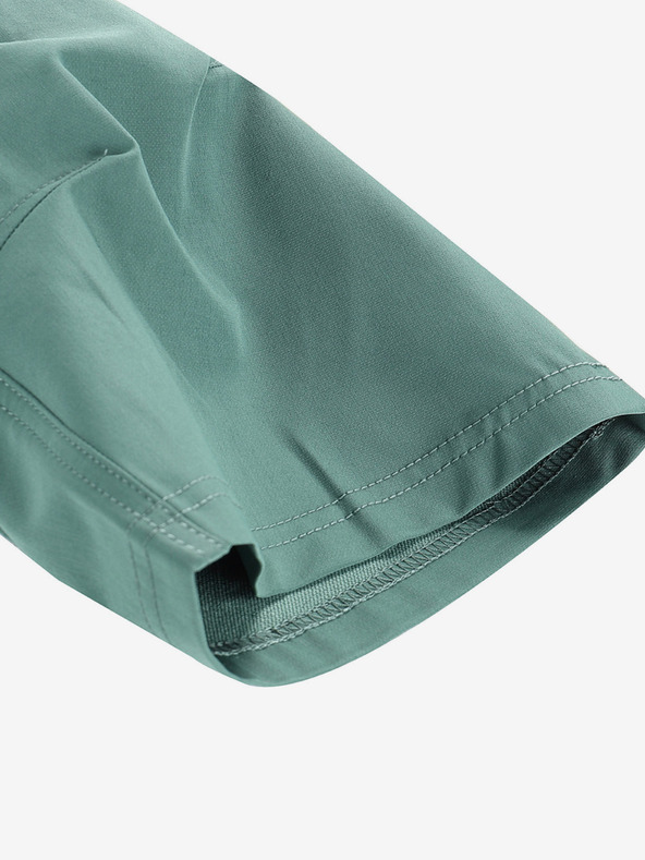 ALPINE PRO Мъжки капри от софтшел ALPINE PRO WEDER мирта