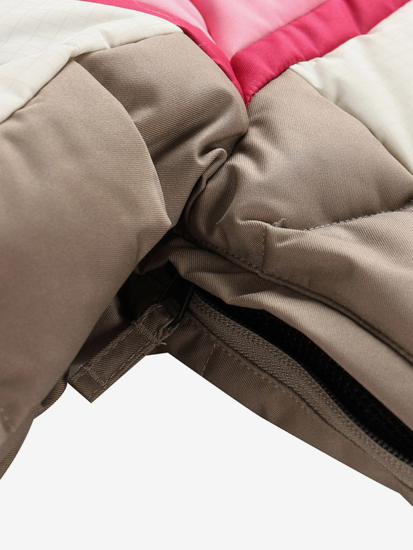 ALPINE PRO Дамско пухено ски яке с мембрана PTX ALPINE PRO FERERA creme