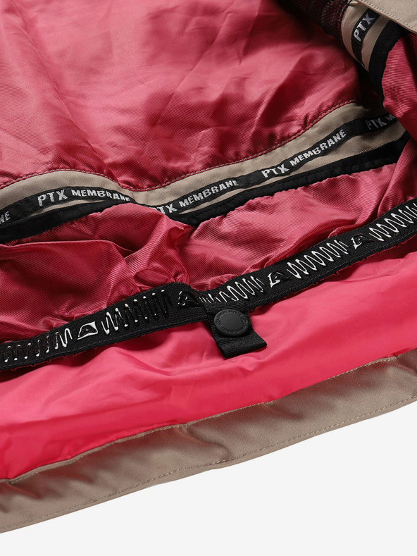 ALPINE PRO Дамско пухено ски яке с мембрана PTX ALPINE PRO FERERA creme