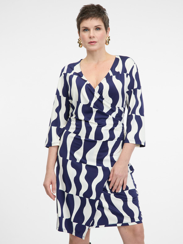 Orsay Тъмносиня дамска рокля ORSAY