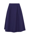 Orsay Тъмносиня дамска пола до коляното ORSAY