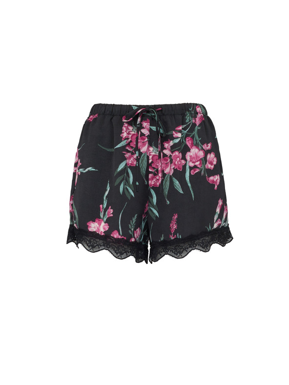 Orsay Черни дамски сатенени пижамени панталони ORSAY