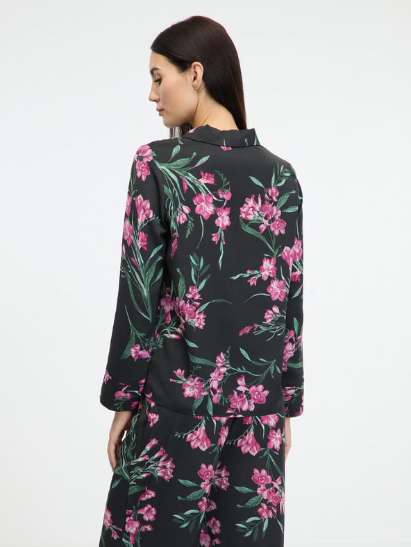 Orsay Черна дамска нощница от сатен ORSAY