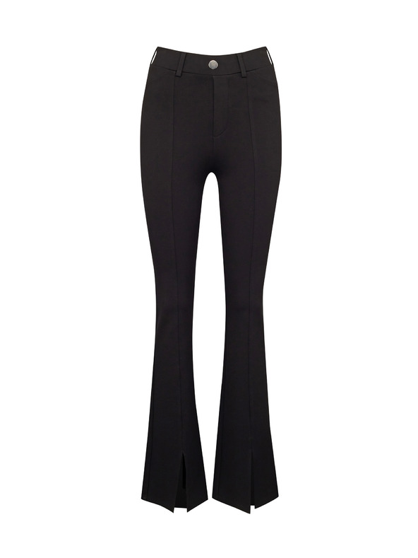 Orsay Черни дамски панталони с изрязани крачоли ORSAY