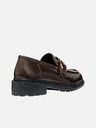 Geox Тъмнокафяви дамски мокасини Geox Walk pleasure