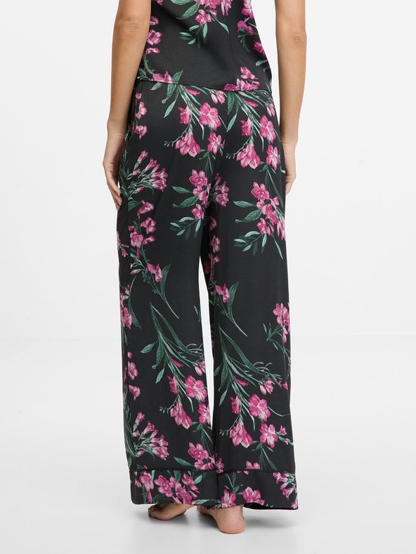 Orsay Черни дамски сатенени пижамени панталони ORSAY