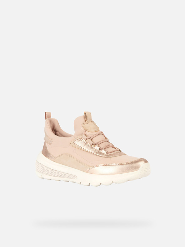 Geox Кремави дамски маратонки Geox Spherica Actif