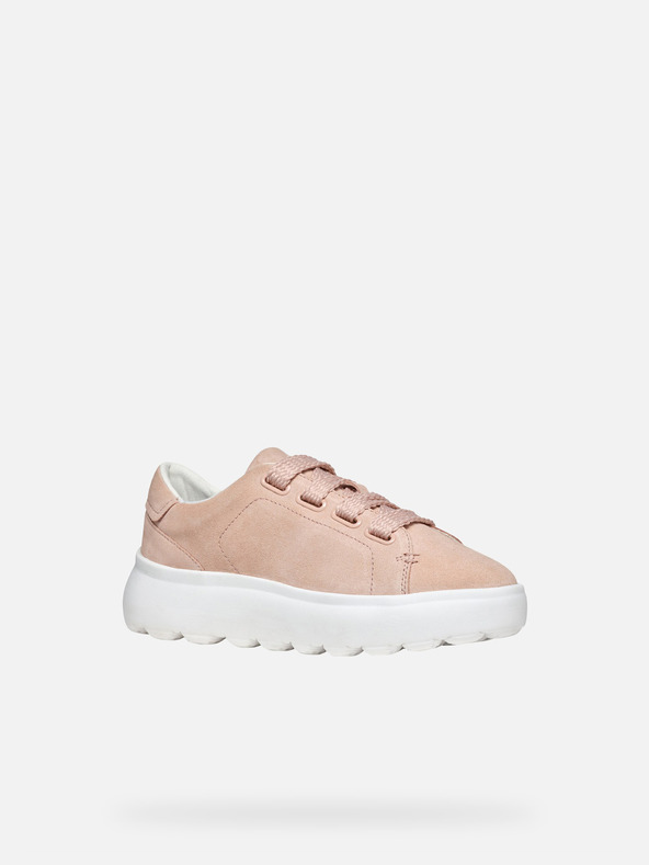 Geox Кремави дамски маратонки Geox Spherica EC4.1