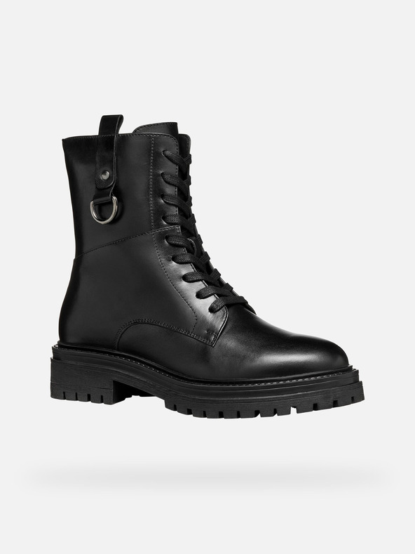 Geox Черни дамски анкъл обувки Geox Iridea