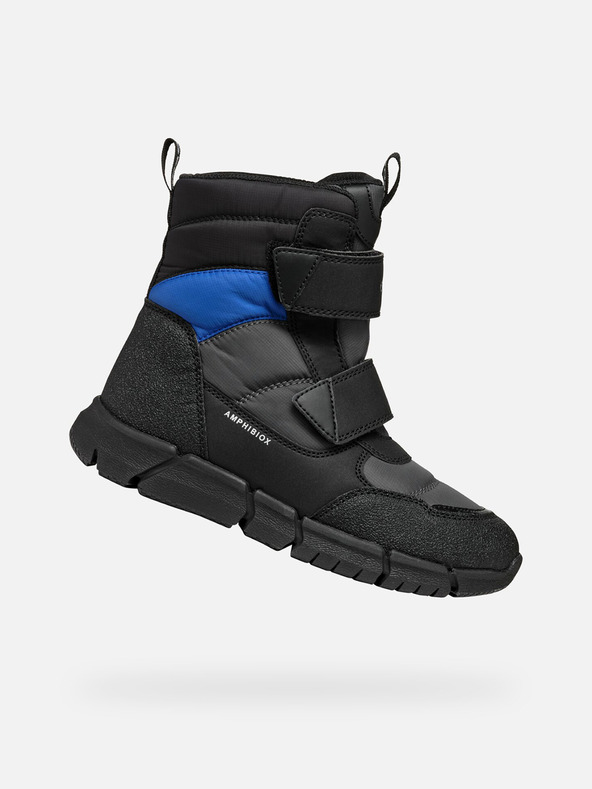 Geox Сиви момчешки боти Geox Flexyper B Abx