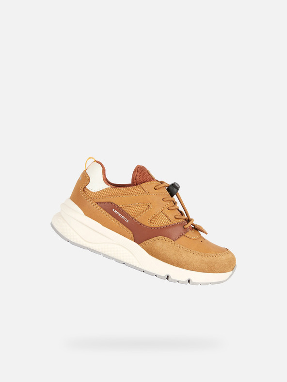 Geox Жълти маратонки Geox Rooner B ABX за момчета