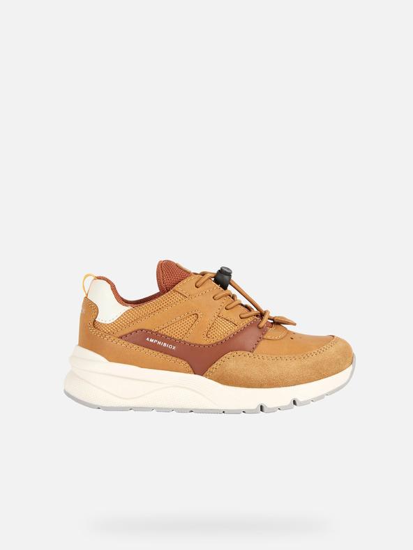 Geox Жълти маратонки Geox Rooner B ABX за момчета