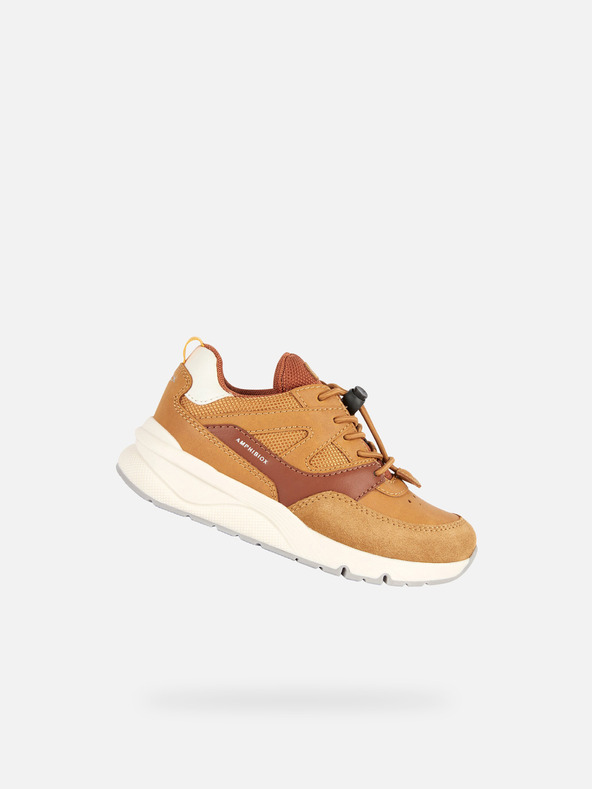 Geox Жълти маратонки Geox Rooner B ABX за момчета