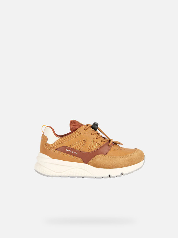 Geox Жълти маратонки Geox Rooner B ABX за момчета