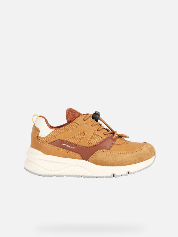 Geox Жълти маратонки Geox Rooner B ABX за момчета