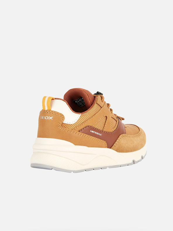 Geox Жълти маратонки Geox Rooner B ABX за момчета