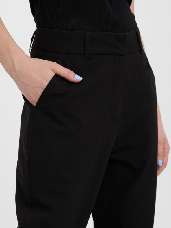 Vero Moda Черен дамски панталон VERO MODA Zelda
