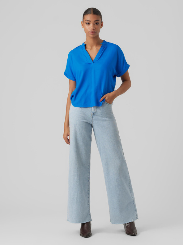 Vero Moda Синя блуза VERO MODA Beauty