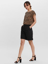 Vero Moda Черни дамски къси панталони VERO MODA Zelda