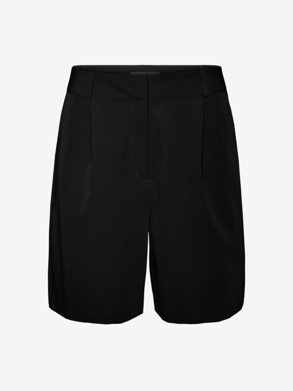Vero Moda Черни дамски къси панталони VERO MODA Zelda
