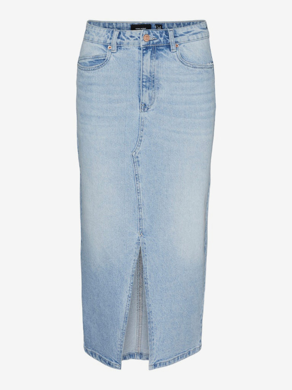 Vero Moda Светлосиня дънкова миди пола за жени Vero Moda Veri