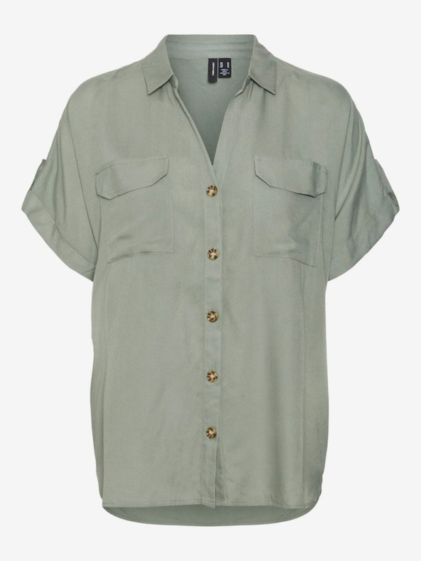 Vero Moda Зелена блуза Vero Moda Bumpy за жени