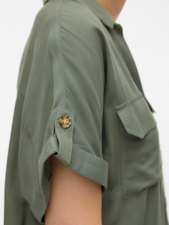 Vero Moda Зелена блуза Vero Moda Bumpy за жени