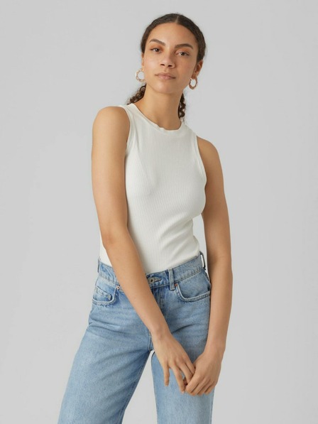 AWARE by VERO MODA Бял дамски основен потник AWARE by VERO MODA Lavender