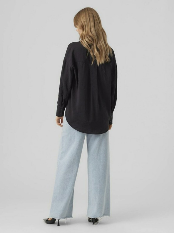 Vero Moda Черна дамска риза Vero Moda Queeny