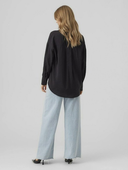 Vero Moda Черна дамска риза Vero Moda Queeny