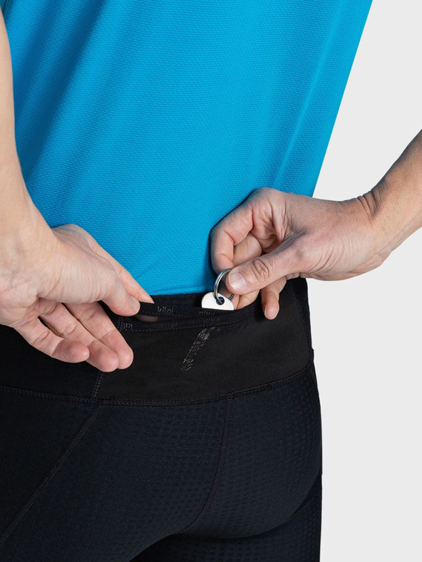 Kilpi Черен мъжки 3/4 клин за компресия Kilpi TERRY-M