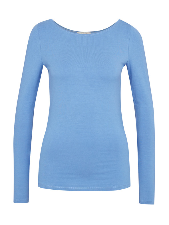 Orsay Синя дамска тениска с дълъг ръкав ORSAY