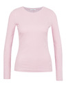 Orsay Светлорозова дамска тениска с дълъг ръкав ORSAY
