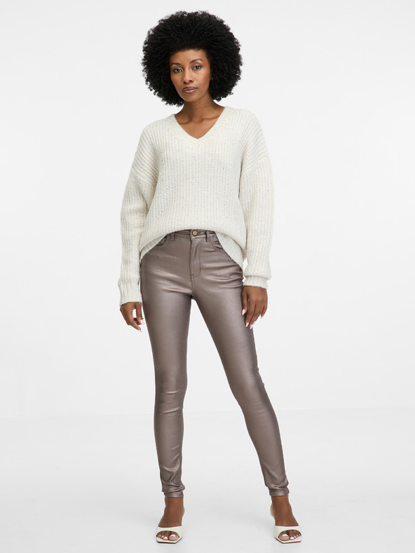 Orsay Кремав дамски пуловер ORSAY