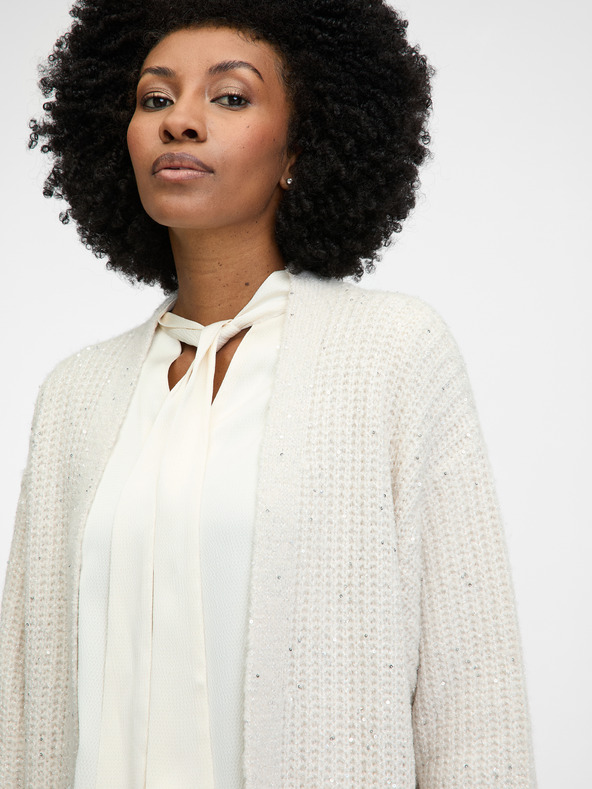 Orsay Кремава дамска жилетка ORSAY