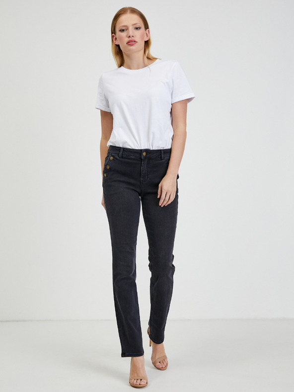 Orsay Черни дамски straight fit дънки ORSAY