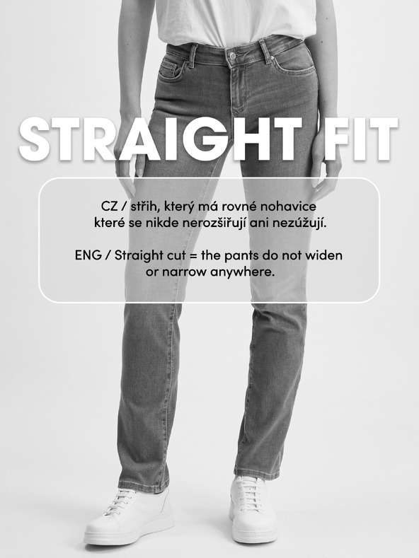Orsay Черни дамски straight fit дънки ORSAY