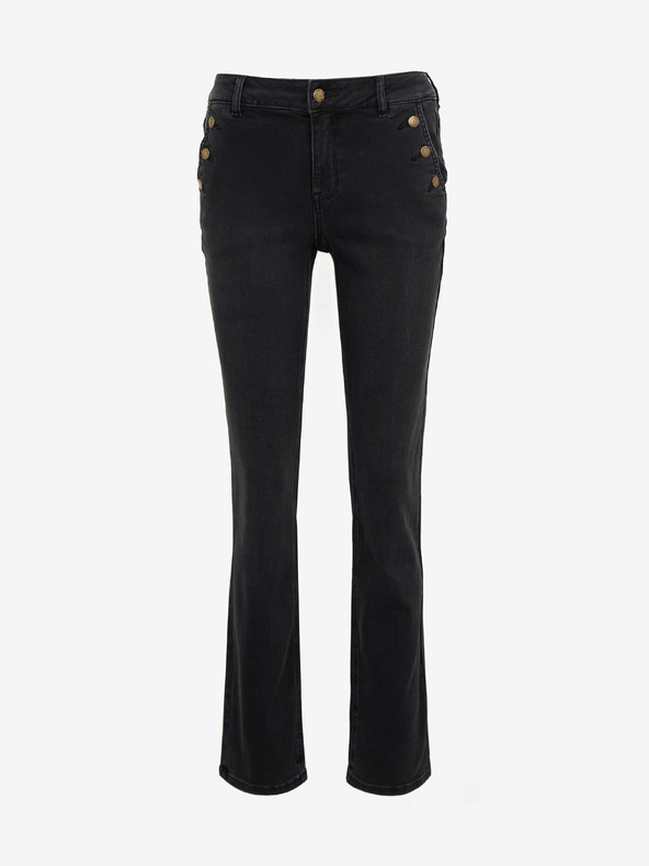 Orsay Черни дамски straight fit дънки ORSAY