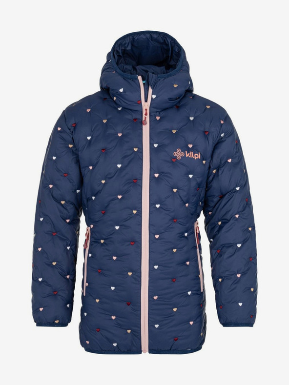 Kilpi Тъмносиньо ватирано зимно палто за момичета Kilpi DAMIA