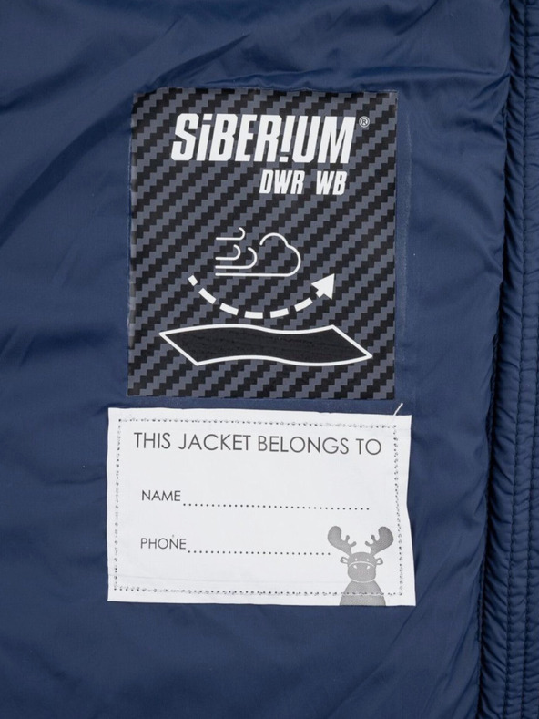 Kilpi Тъмносиньо ватирано зимно палто за момичета Kilpi DAMIA