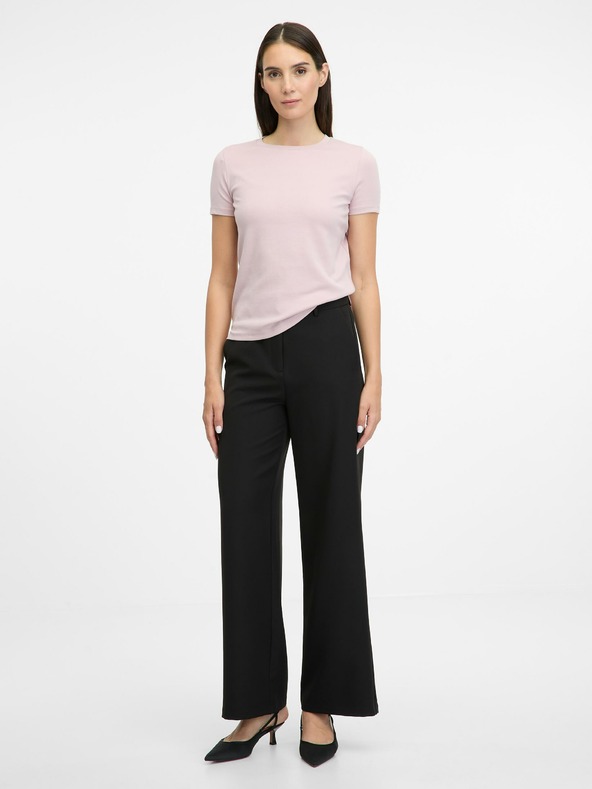 Orsay Светлорозова дамска тениска с къс ръкав ORSAY