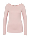Orsay Светлорозова дамска тениска с дълъг ръкав ORSAY