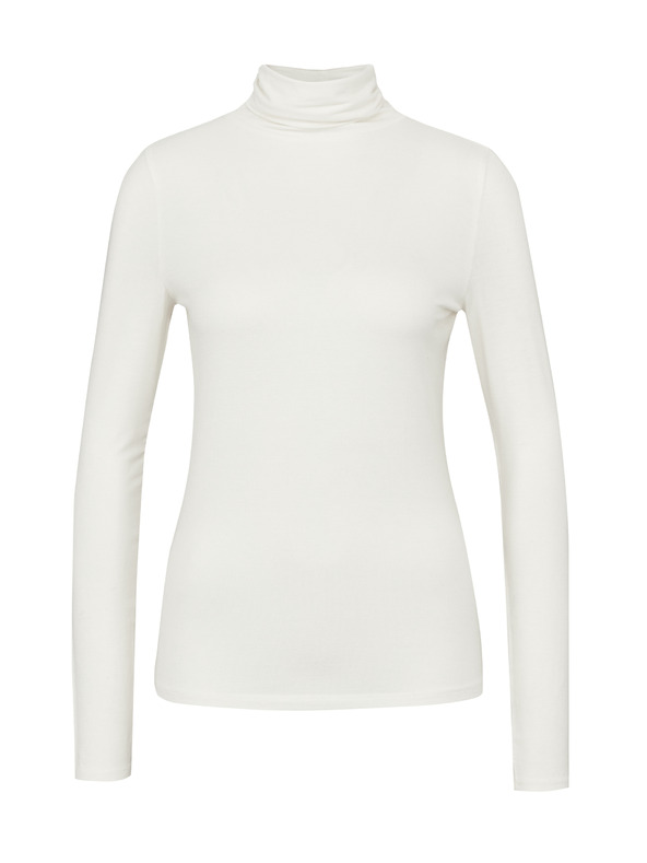 Orsay Кремава дамска тениска с дълъг ръкав ORSAY