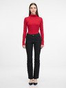 Orsay Червена дамска тениска с дълъг ръкав ORSAY