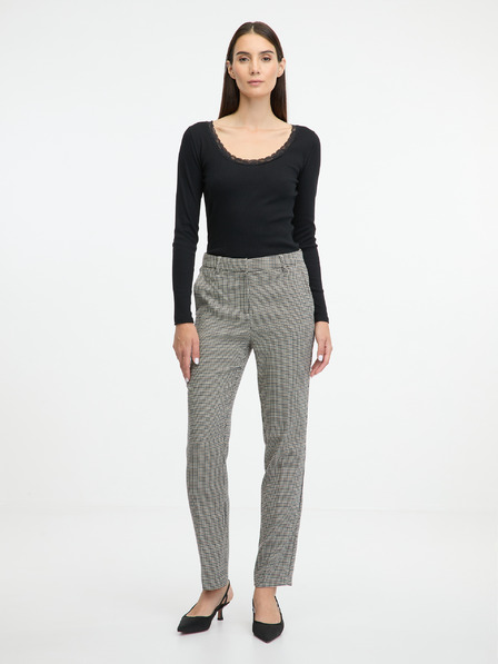 Orsay Черна дамска тениска с дълъг ръкав ORSAY