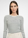 Orsay Кремава дамска тениска с дълъг ръкав ORSAY